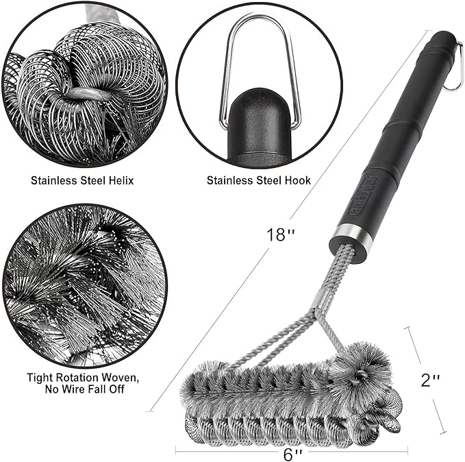 GRILLART Grill Brush Combined BBQ Brush - Image 5
