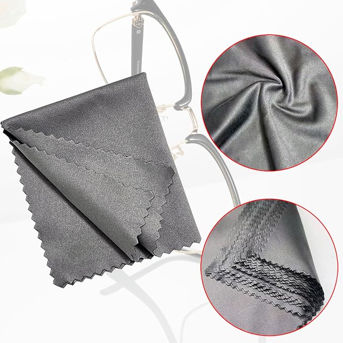 Microfiber Cleaning Cloths, 6x7 Inch – Soft Lens & Glasses Cleaning Cloth - Image 7