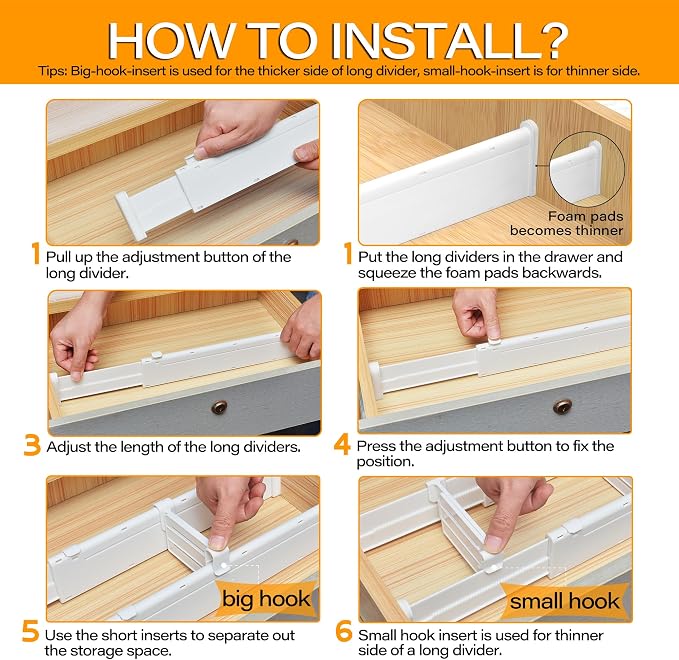 HiYZ Expandable Drawer Dividers - Image 3