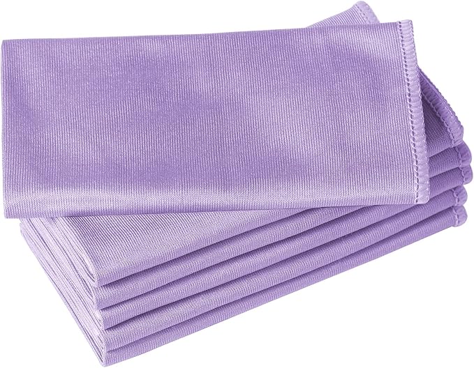 6 Pack Microfiber Glass Cleaning Cloth, 16 Inch X 16 Inch, Lint Free Quickly by Puomue