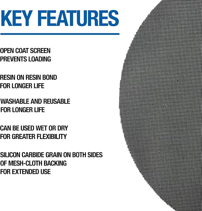 Floor Sanding Screen Disc, 10 Pack, Grit 80 - Image 4