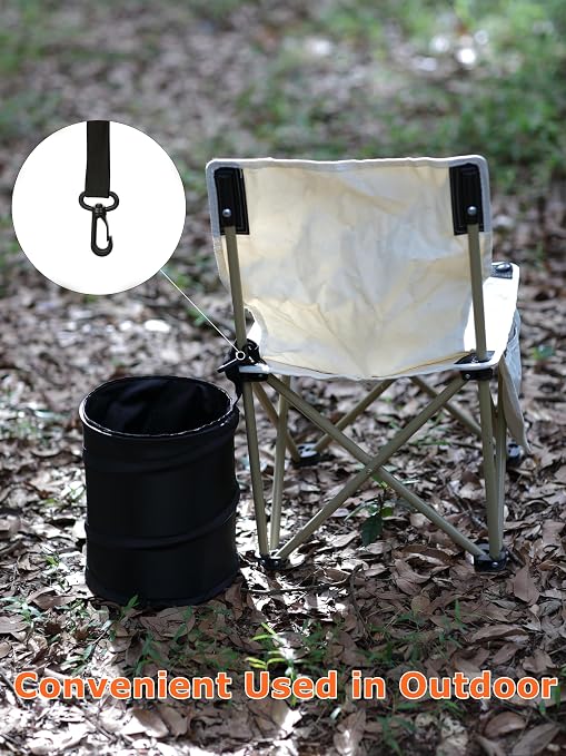 Ginsco 2Packs 2 Gallons New Leakproof Car Trash Can, Compact Trash Can Pop-up - Image 7