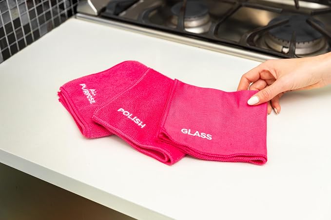 Stardrops – The Pink Stuff – Miracle Microfibre Cloth Collection 3 Pack - Image 3