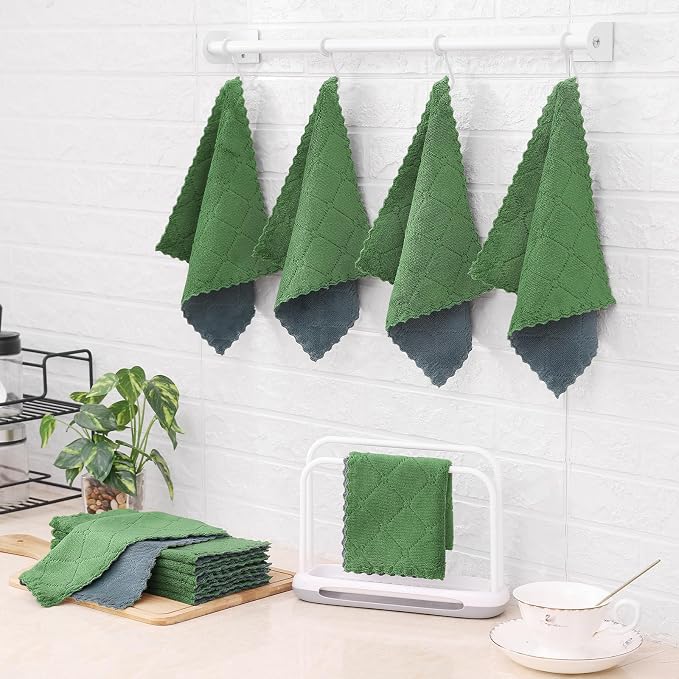Mordimy 24 Pack Kitchen Cloths Dish Towels, Super Soft and Absorbent Dish Cloths - Image 7