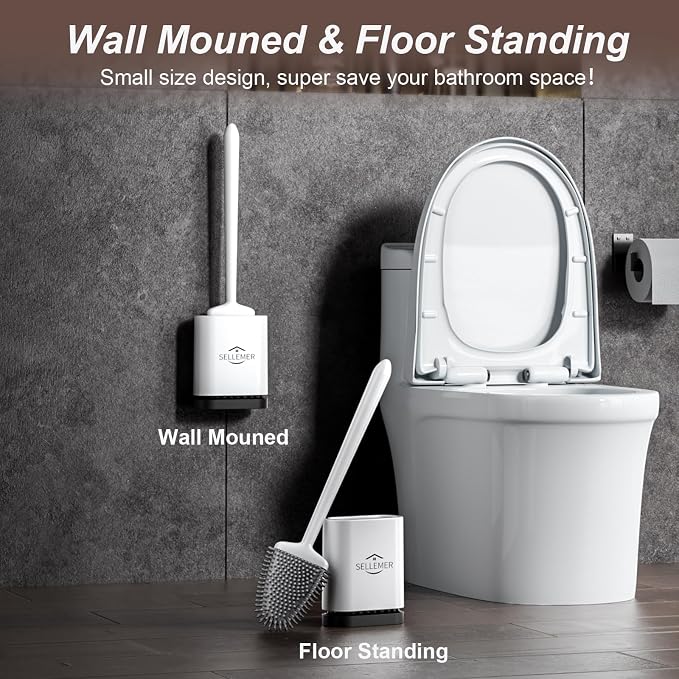 Sellemer Toilet Brush and Holder Set - Image 6