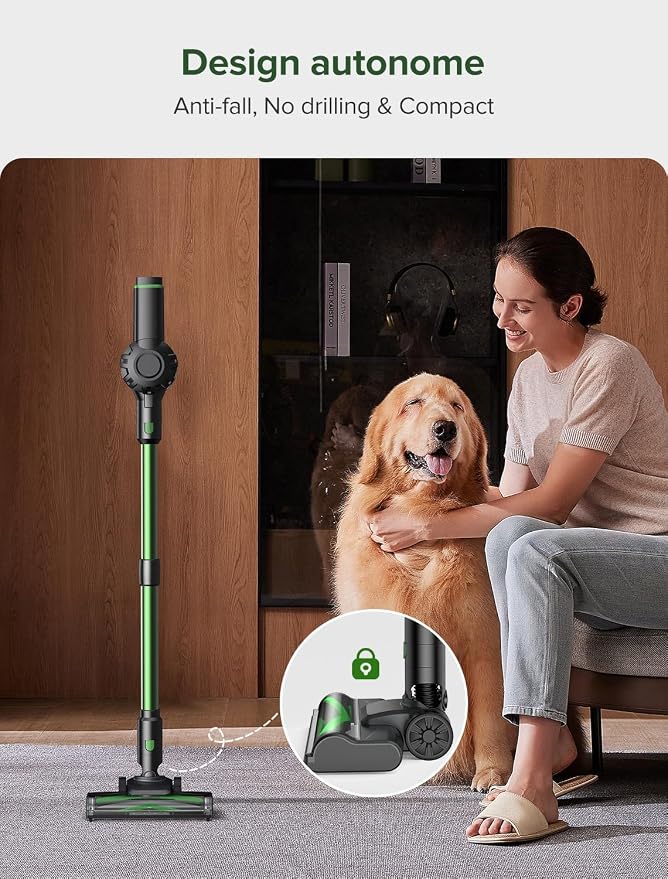 Vexilar Cordless Vacuum Cleaner, 550W/45Kpa/60Mins, Cordless Stick Vacuum - Image 4