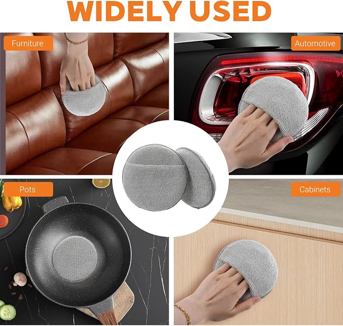 6Pcs Microfiber Applicator Pads - Image 5