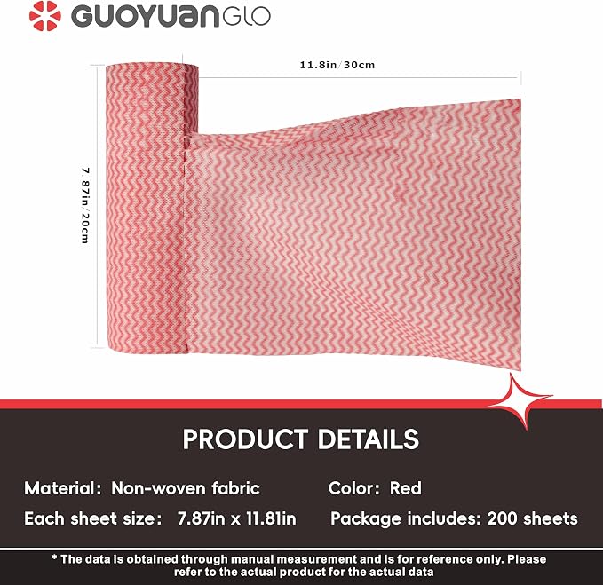 Disposable Cleaning Cloths Roll Disposable Dish Cloth Multi-Purpose Heavy Duty - Image 2