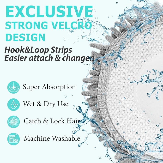 S7001 Upgraded Steam&Scrub Mop Pads Kit - Image 2
