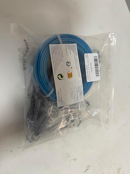 Turnbuckles for Cables Wire, 1/8" X 100Ft Blue PVC Coated Wire Rope Kit - Image 8