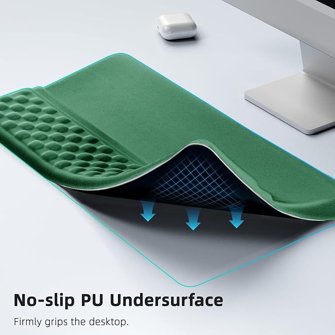 Ospelelf Keyboard Wrist Rest Pad, Comfy Ergonomic Keyboard Stand Riser Holder - Image 5