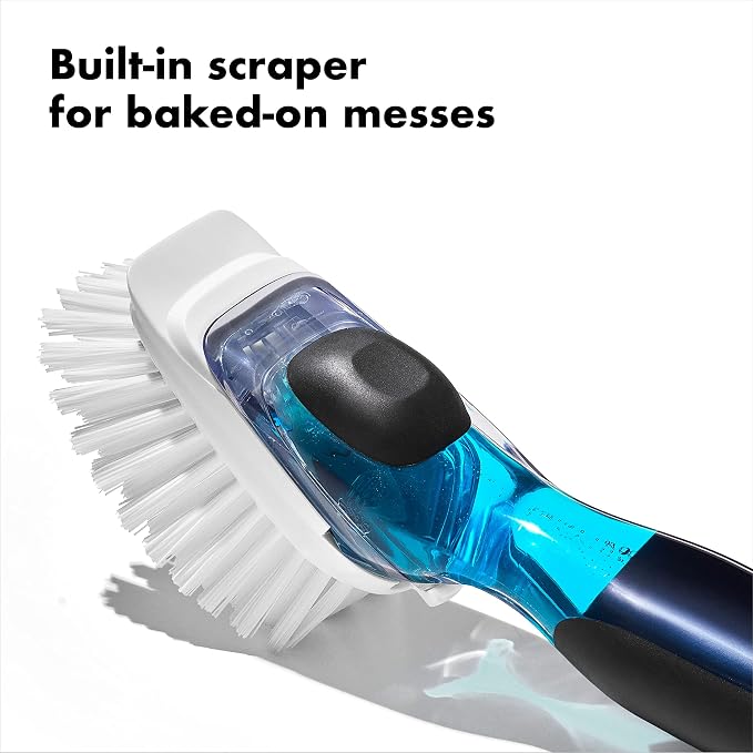 OXO New Good Grips Soap Dispensing Dish Brush Storage Set - Image 4