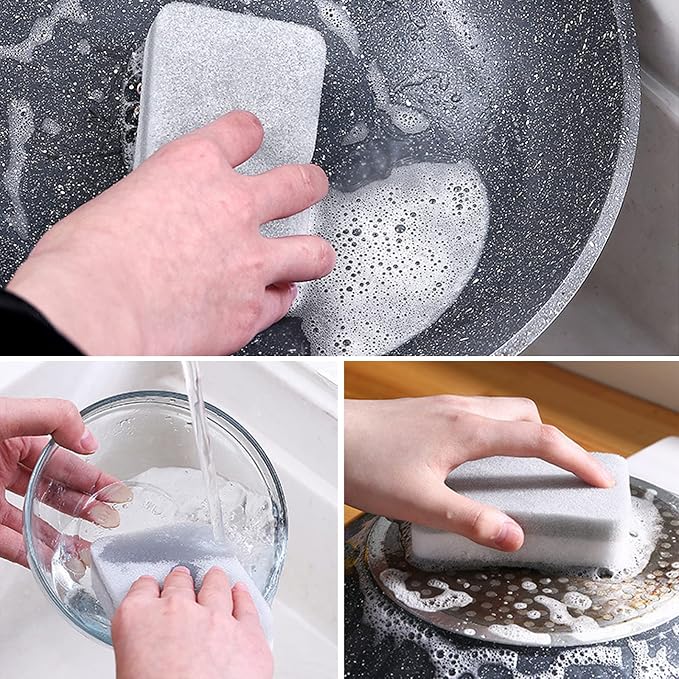 Sponge Individually Wrapped, Kitchen Dishwashing Sponge, Odor-Free Scouring Pad - Image 4