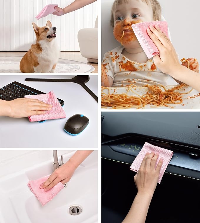 KitchLife Microfiber Cleaning Cloth Roll - Image 6