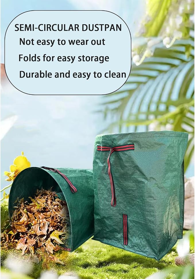 Leaf Dustpan, Leaf Collector, Large Yard Dustpan-Type Lawn and Leaf Bags - Image 5