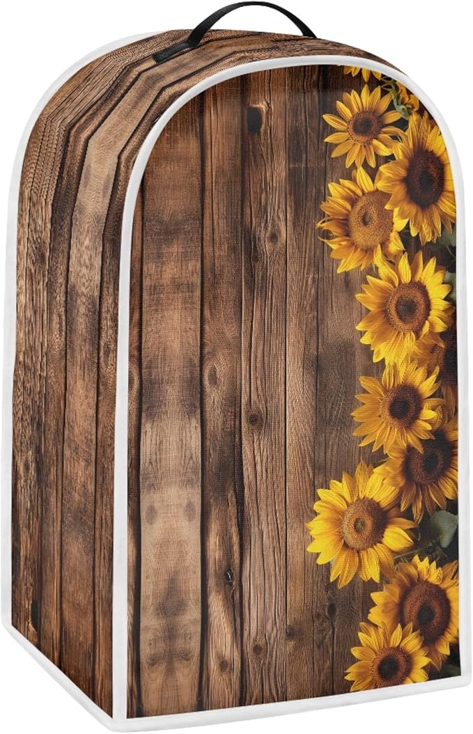 Cute Sunflower Blender Covers Kitchen Appliance Dust Cover Blender Protector Washable Anti Splash Coffee Maker Food Processor Protection Covers for Women