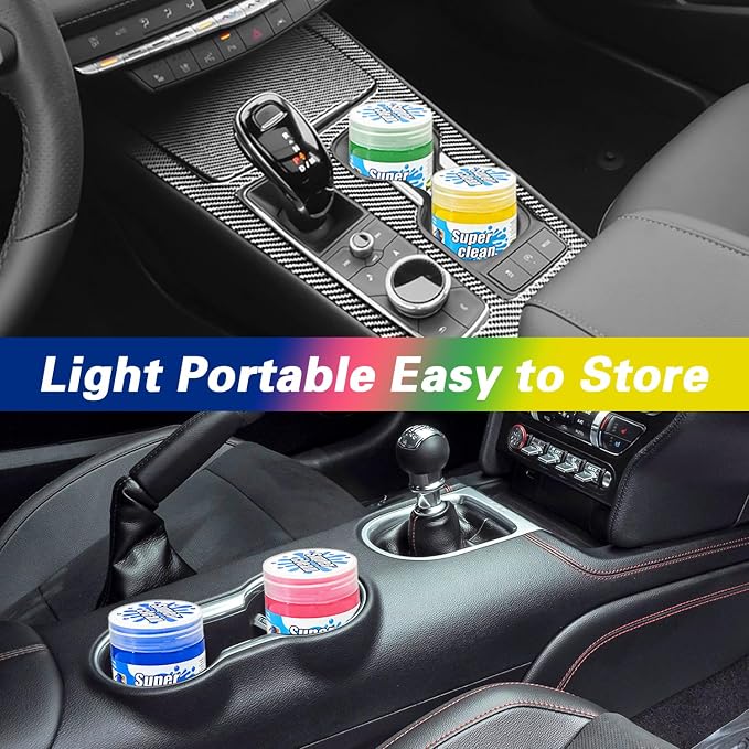 Car Cleaning Gel 4-Pack – Universal Car Cleaning Putty, Auto Interior Cleaner - Image 6