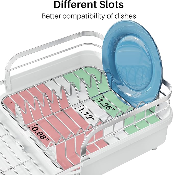 Dish Drying Rack, Expandable Dish Rack - Image 7
