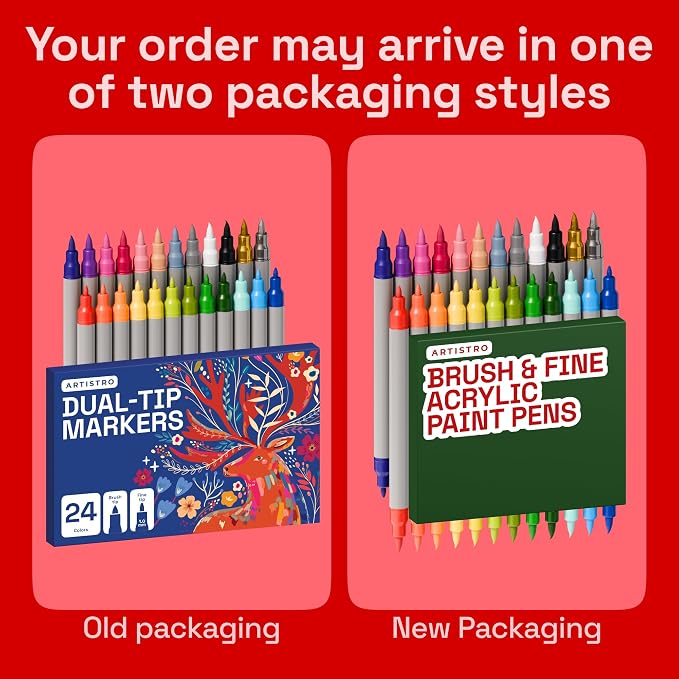 ARTISTRO 24 Acrylic Paint Markers - Image 9