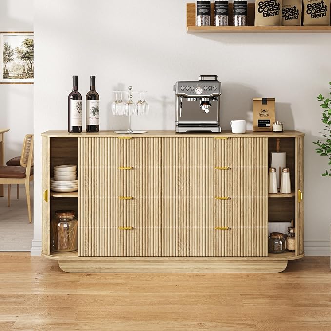 63" Tambour Dresser for Bedroom - Image 7