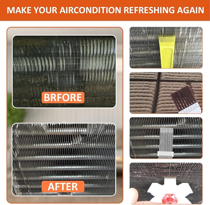 Cenipar 5PCS Air Conditioner Condenser Fin Comb Set Include FCR6 Fin Comb - Image 7