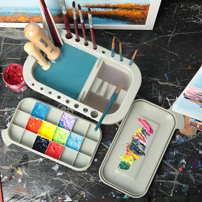 MyLifeUNIT Paint Brush Cleaner, Paint Brush Holder and Organizers - Image 8