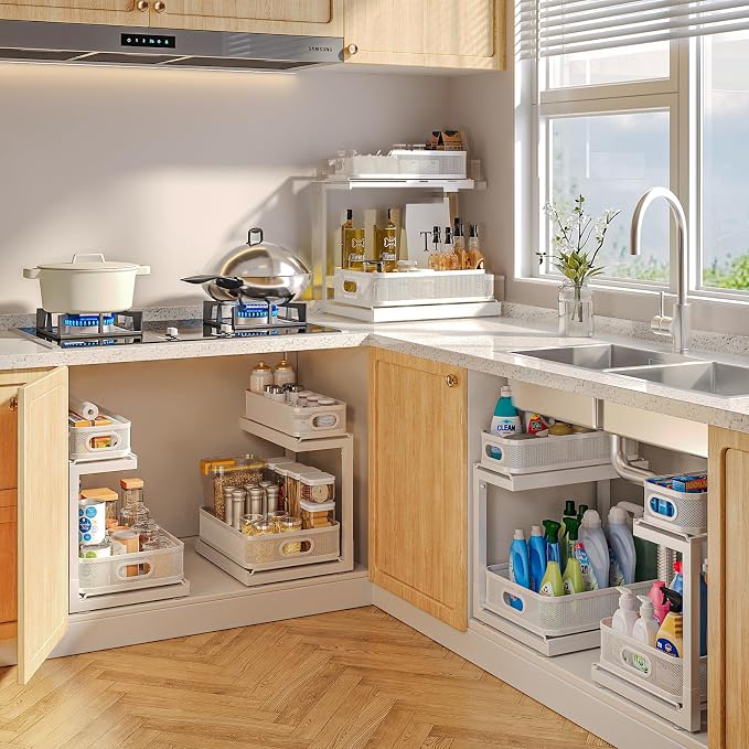 2-Pack Under Sink Storage Organizer - Image 7
