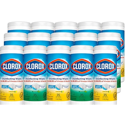 Clorox 30112 Disinfecting Wipe, Fresh/Lemon Fresh Scent by Clorox
