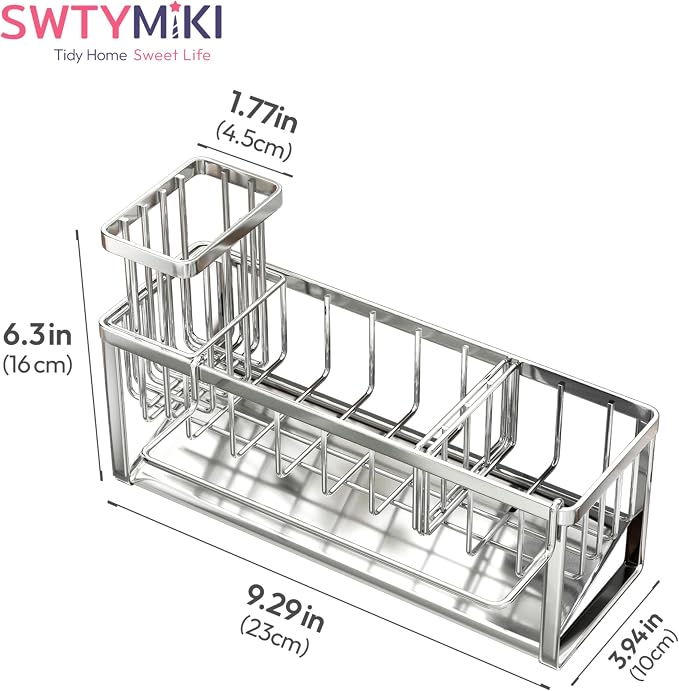 SWTYMIKI Sponge Holder for Kitchen Sink - Image 7