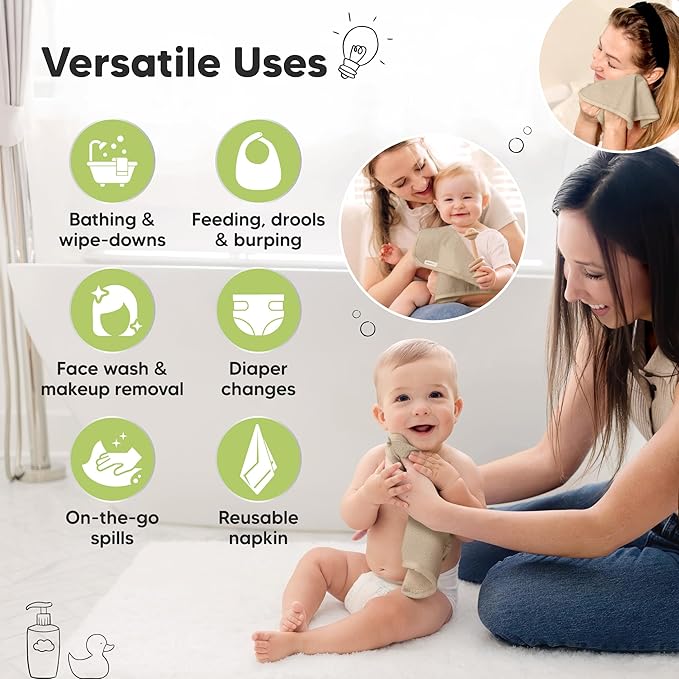 6-Pack Baby Washcloths - Image 6
