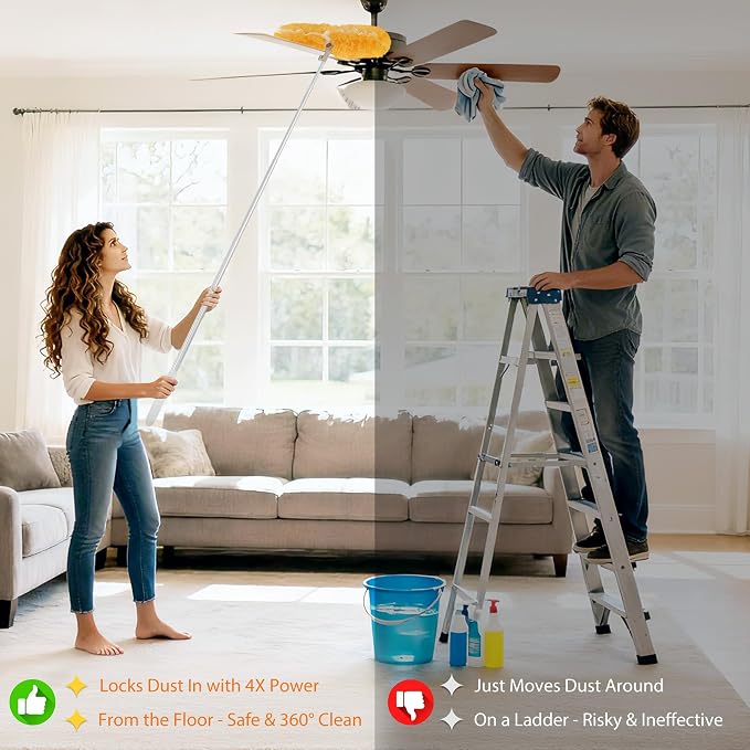 6 ft Extendable Duster Handle - Image 4