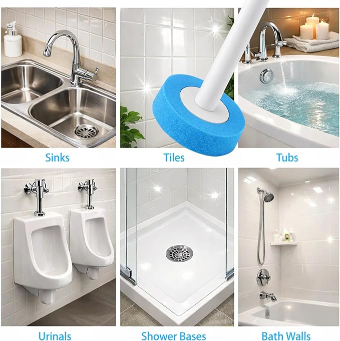 CiLoN Wall-Mounted Disposable Toilet Brush Kit and 30 Fresh Bleach Scrubbing - Image 10