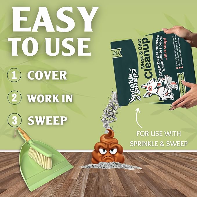 Sprinkle & Sweep Dust Pan and Brush - Image 3