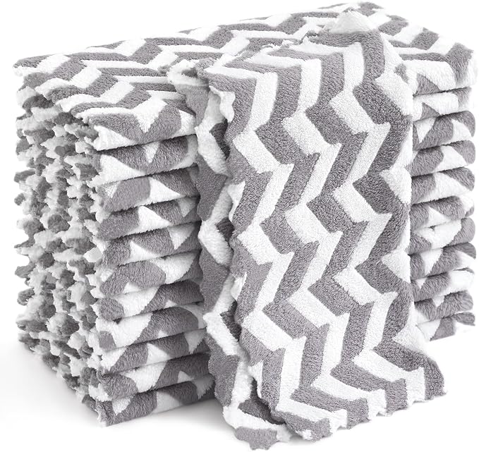 Homaxy 12 Pack Kitchen Dish Cloths, Ultra Soft and Absorbent Dish Towels by Homaxy