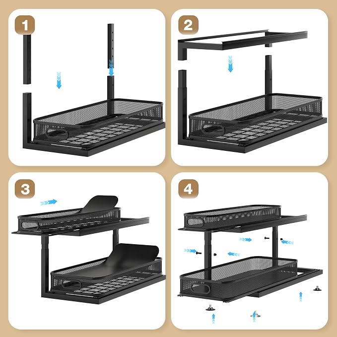 2-Pack 21.3 IN Depth Under Sink Organizer - Image 6