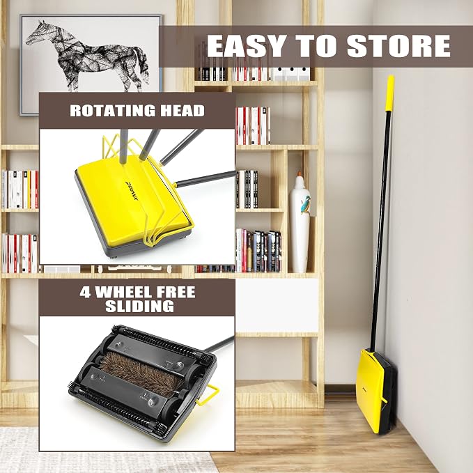 Carpet Sweeper Manual Push - Image 5