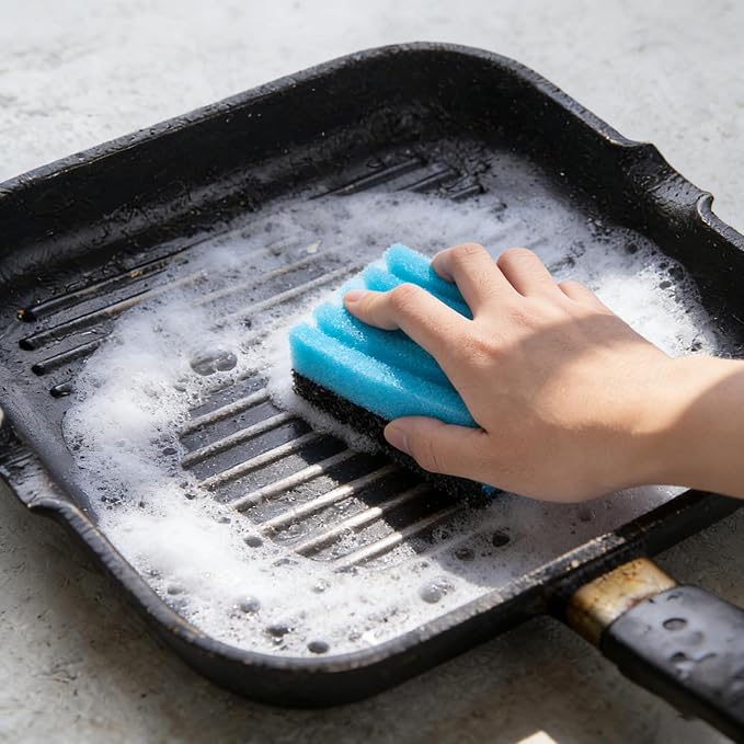 EBaokuup 4 Pcs Grill Plate Cleaning Sponge 12207, Electric Grill Cleaning Sponge - Image 7