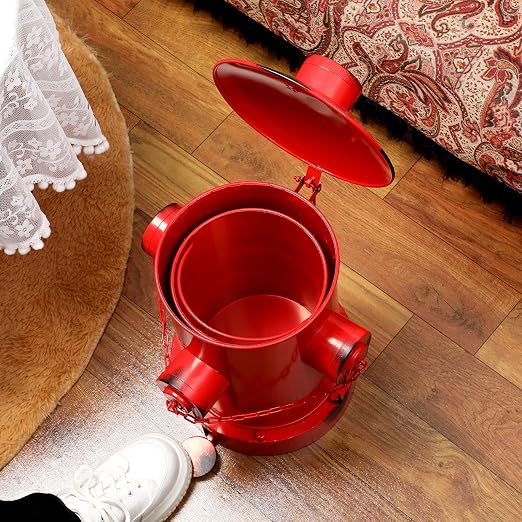Hoolerry Fire Hydrant Trash Can Retro Creative Garbage Can - Image 4