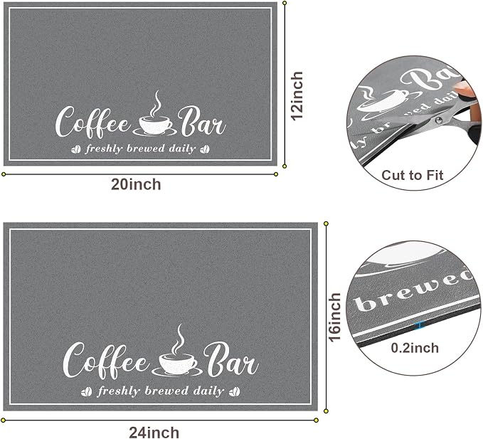 Absorbent Coffee Mat, Fashion Dish Drying Mat - Image 6