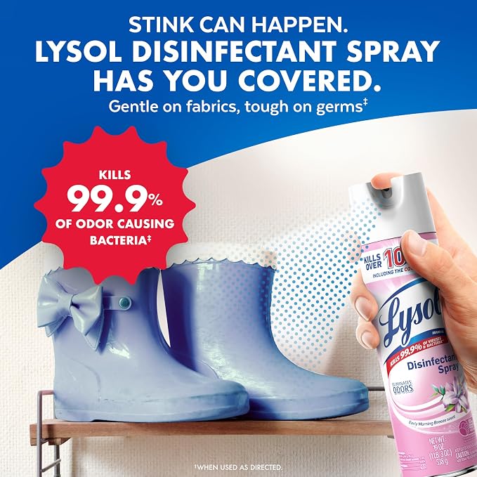 Lysol Disinfectant Spray, Sanitizing And Antibacterial Spray, - Image 5