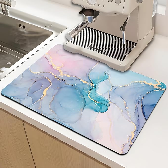 Dish Drying Mat for Multiple Usage. Super Absorbent, Easy clean, Quick dry - Image 2