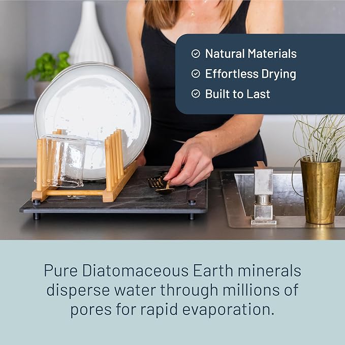 Natural Dish Drying Mat – Eco-Friendly, Rapid-Dry Technology | Modern Design | - Image 6