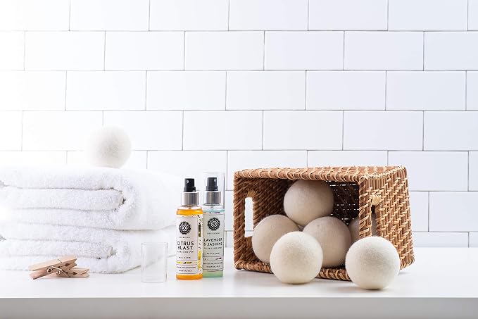 Wool Dryer Balls for use as Natural Fabric Softener - Image 3