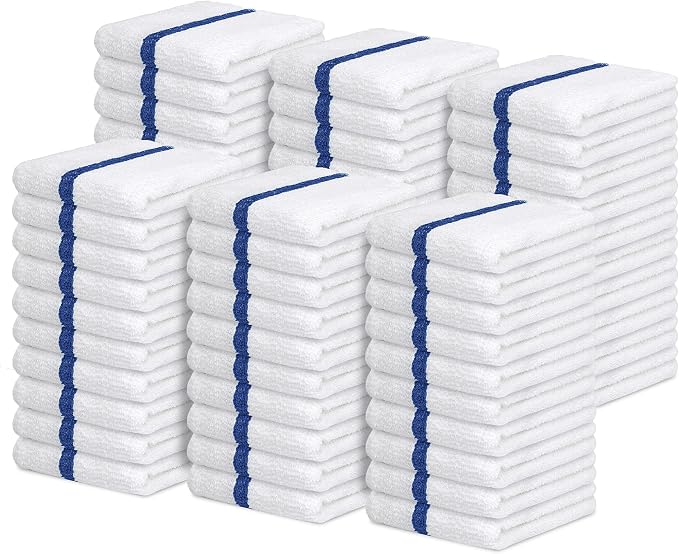 Avalon Towels Terry Bar Mop Towels Size 16"x19" – Absorbent and Durable by AvalonTowels
