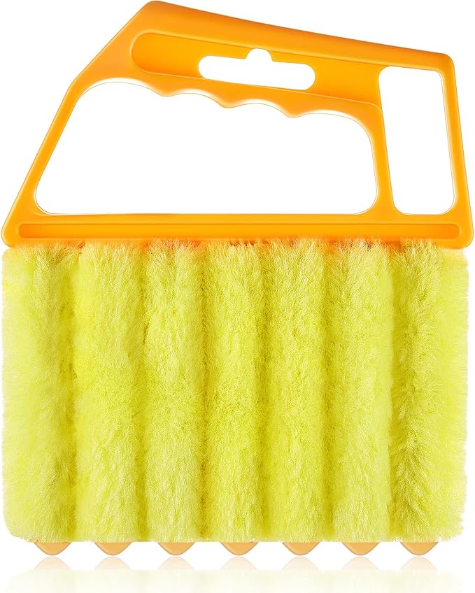 Geiserailie 1 Pcs Window Venetian Blind Cleaner Duster Tool Washable 7 Fingers by Geiserailie