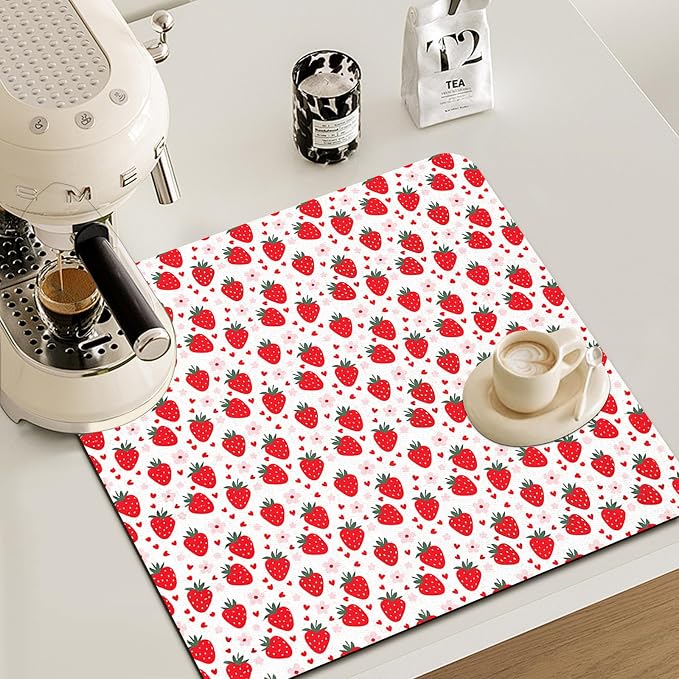 Strawberry Dish Drying Mat - Image 2