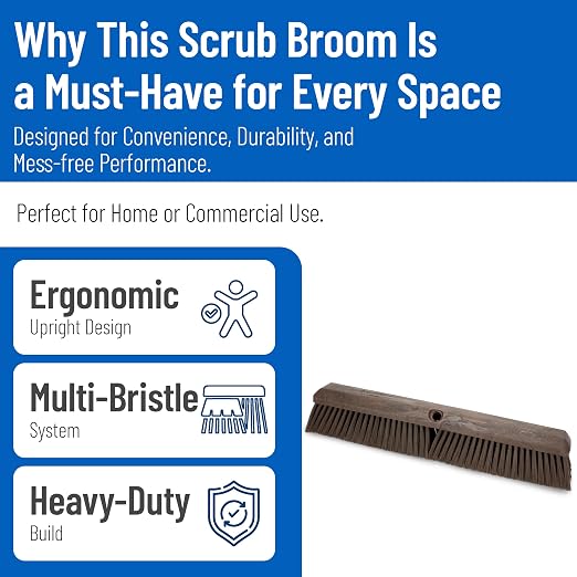 SPARTA 41890EC01 Omni Sweep Plastic Push Broom Head, Heavy Duty, Industrial - Image 3