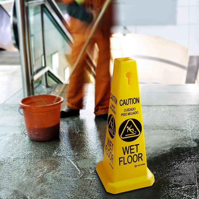 Dryser 3-Pack 26" Caution Wet Floor Cones - Image 5