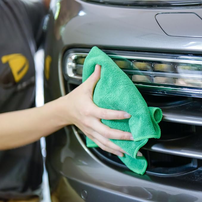 CARCAREZ Premium Microfiber Detailing Towels, 340 GSM Lint Free Car Buffing - Image 6