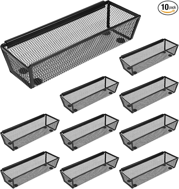 10 Pack Silverware Drawer Organizer 9 x 3 x 2 Inch Mesh Utensil Organizer by Unknown